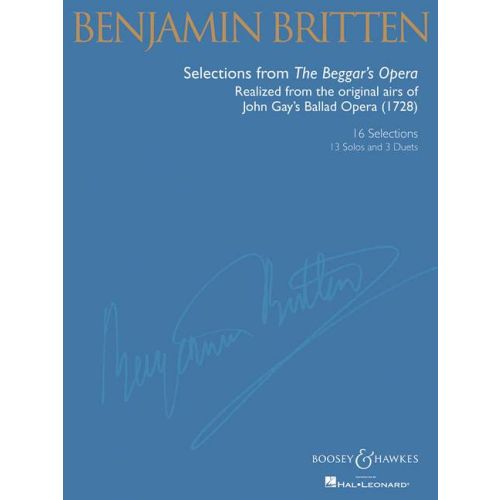 Britten: Selections from The Beggar's Opera published by Boosey & Hawkes