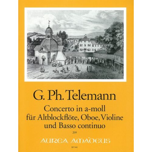 Telemann: Concerto for in A Minor (TWV 43:a3) published by Amadeus