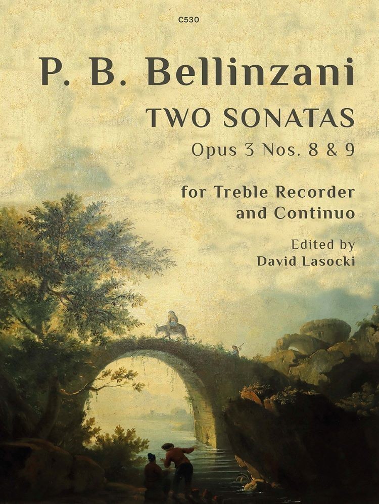 Bellinzani: Two Sonatas Opus 3 Nos. 8 & 9 for Treble Recorder published by Clifton