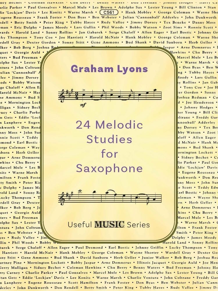 Lyons: 24 Melodic Studies for Saxophone published by Clifton