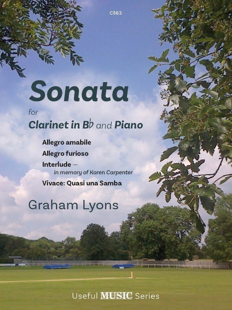 Lyons: Sonata for Clarinet published by Clifton