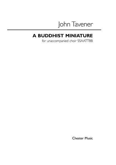 Tavener: A Buddhist Miniature SATB published by Chester