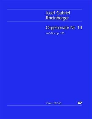 Rheinberger: Sonata No 14 in C major Opus 165 for Organ published by Carus