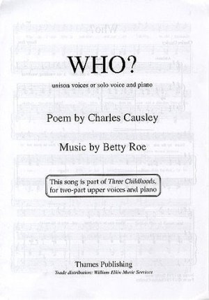 Roe: Who? published by Thames