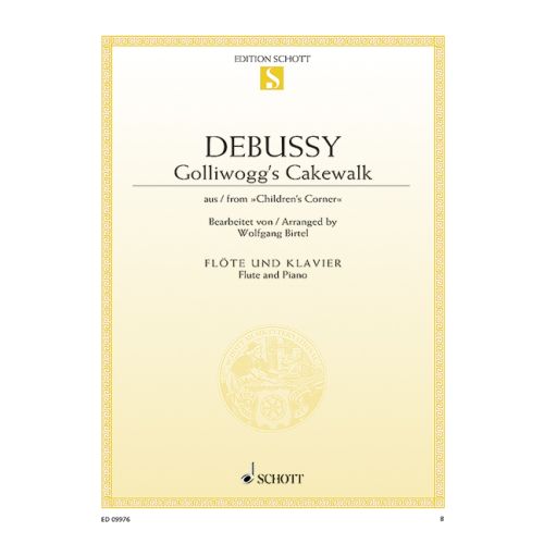 Debussy: Golliwogg's Cakewalk for Flute published by Schott