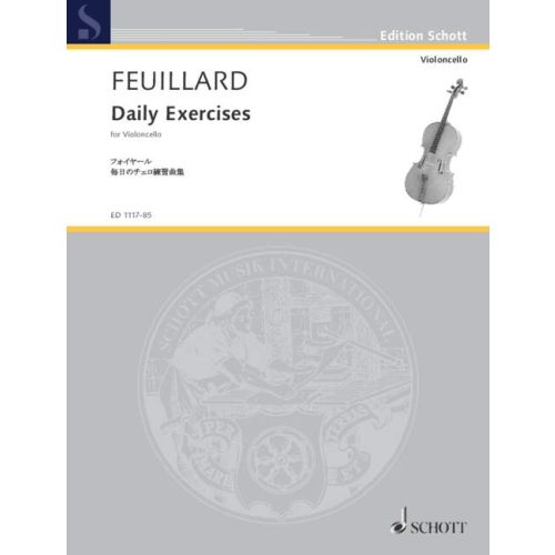 Feuillard: Daily Exercises for Cello published by Schott & Co