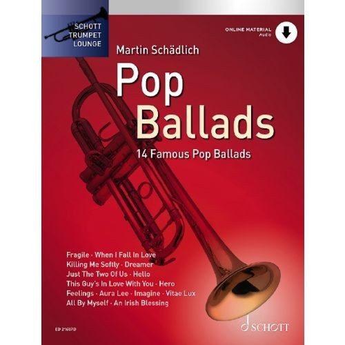 Trumpet Lounge: Pop Ballads published by Schott (Book/Online Audio)