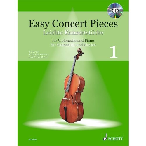 Easy Concert Pieces 1 - Cello published by Schott (Book & CD)