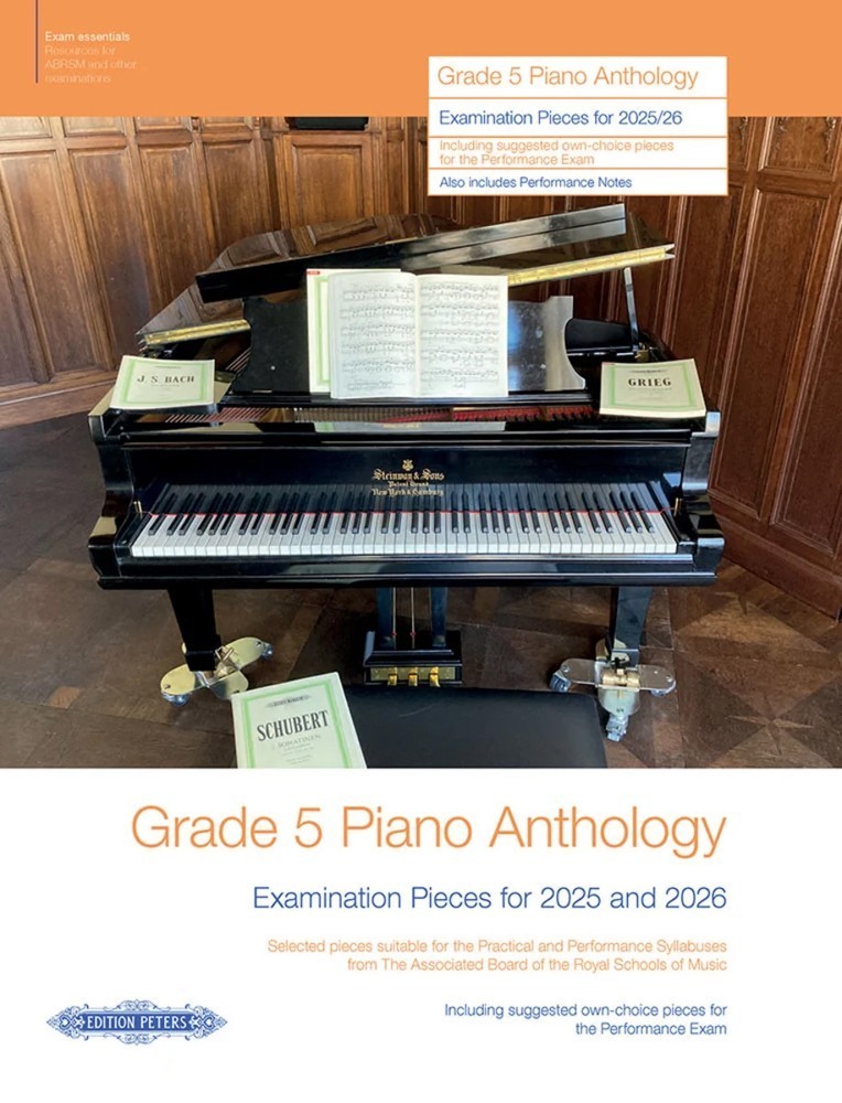 Grade 5 Piano Anthology 2025-2026 published by Peters