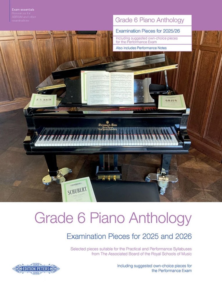 Grade 6 Piano Anthology 2025-2026 published by Peters