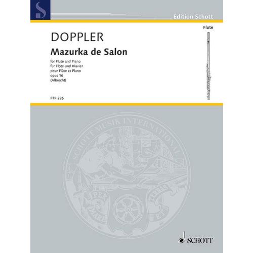 Doppler: Mazurka de Salon for Flute published by Schott