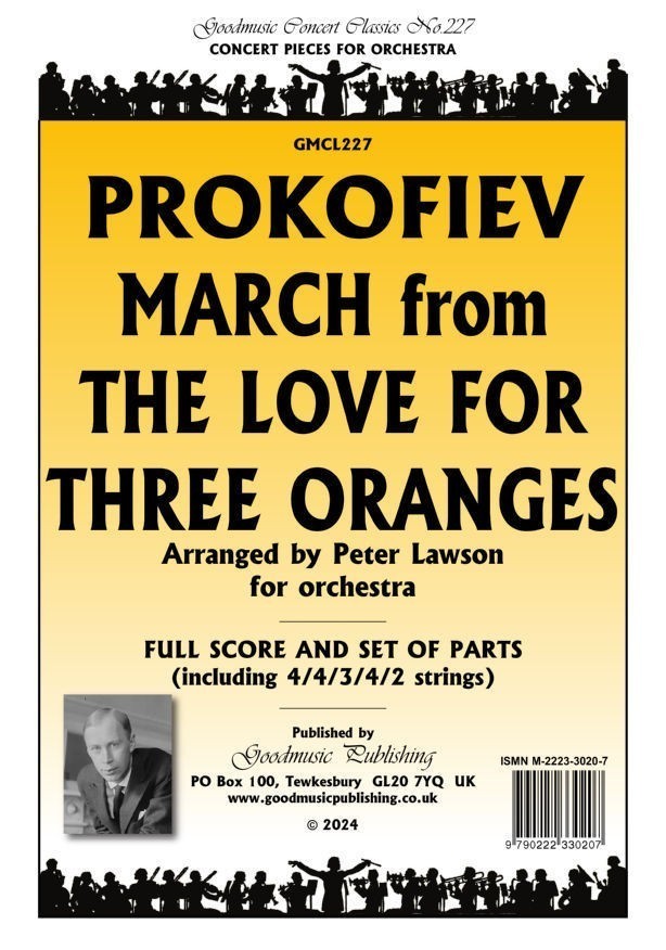 Prokofiev: March from The Love for Three Oranges Orchestral Set published by Goodmusic