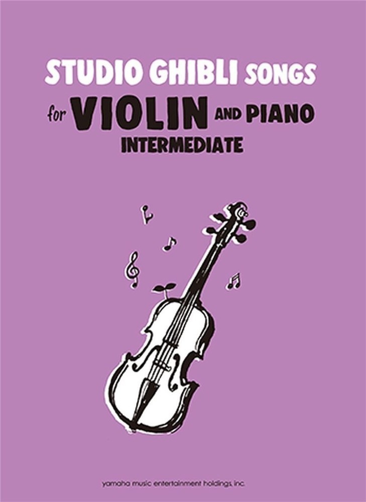 Studio Ghibli Songs for Violin & Piano Intermediate published by Yamaha