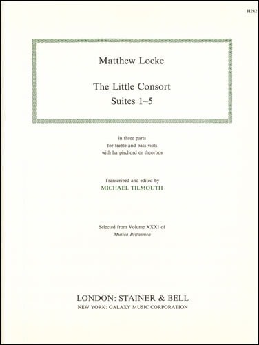 Locke: The Little Consort Suites 1-5 published by Stainer & Bell - Set of Parts