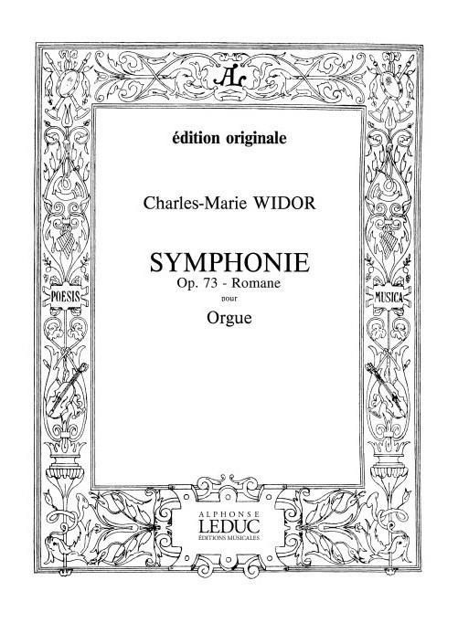 Widor: Symphonie Romane Opus 73 for Organ published by Hamelle