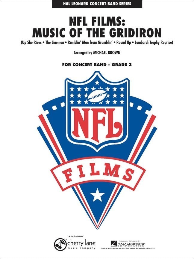 Music of the Gridiron for Concert Band published by Hal Leonard - Set (Score & Parts)