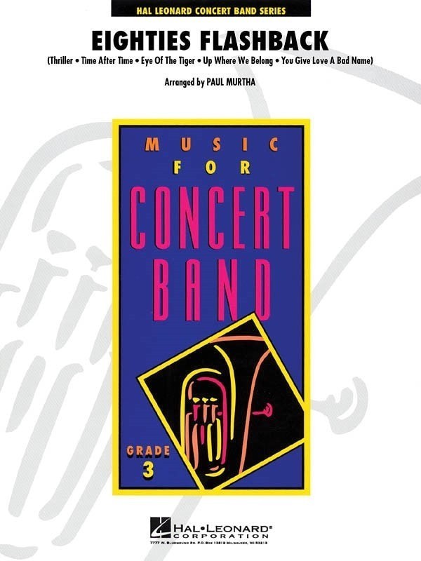 Eighties Flashback for Concert Band/Harmonie published by Hal Leonard - Set (Score & Parts)