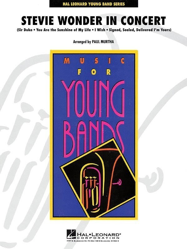 Stevie Wonder in Concert for Concert Band/Harmonie published by Hal Leonard - Set (Score & Parts)