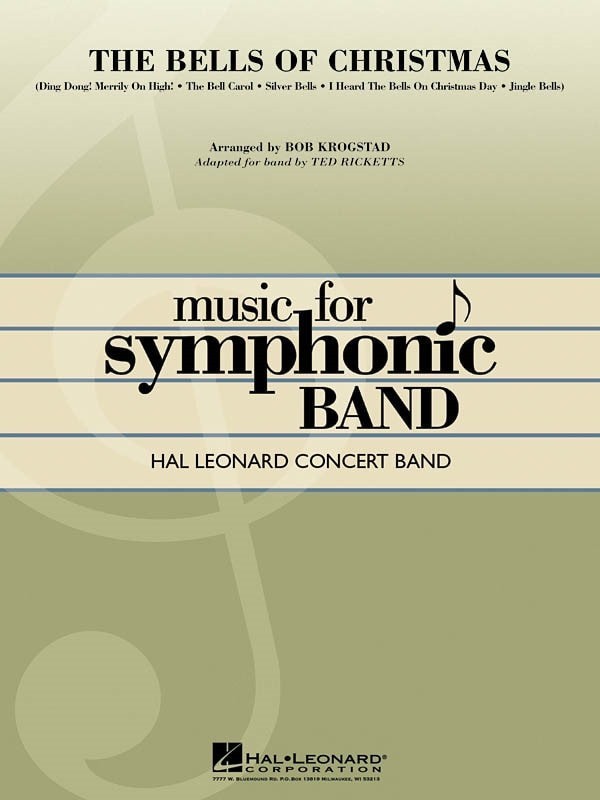 The Bells Of Christmas for Concert Band published by Hal Leonard - Set (Score & Parts)