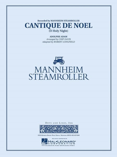 Cantique de Nol for Concert Band/Harmonie published by Hal Leonard - Set (Score & Parts)