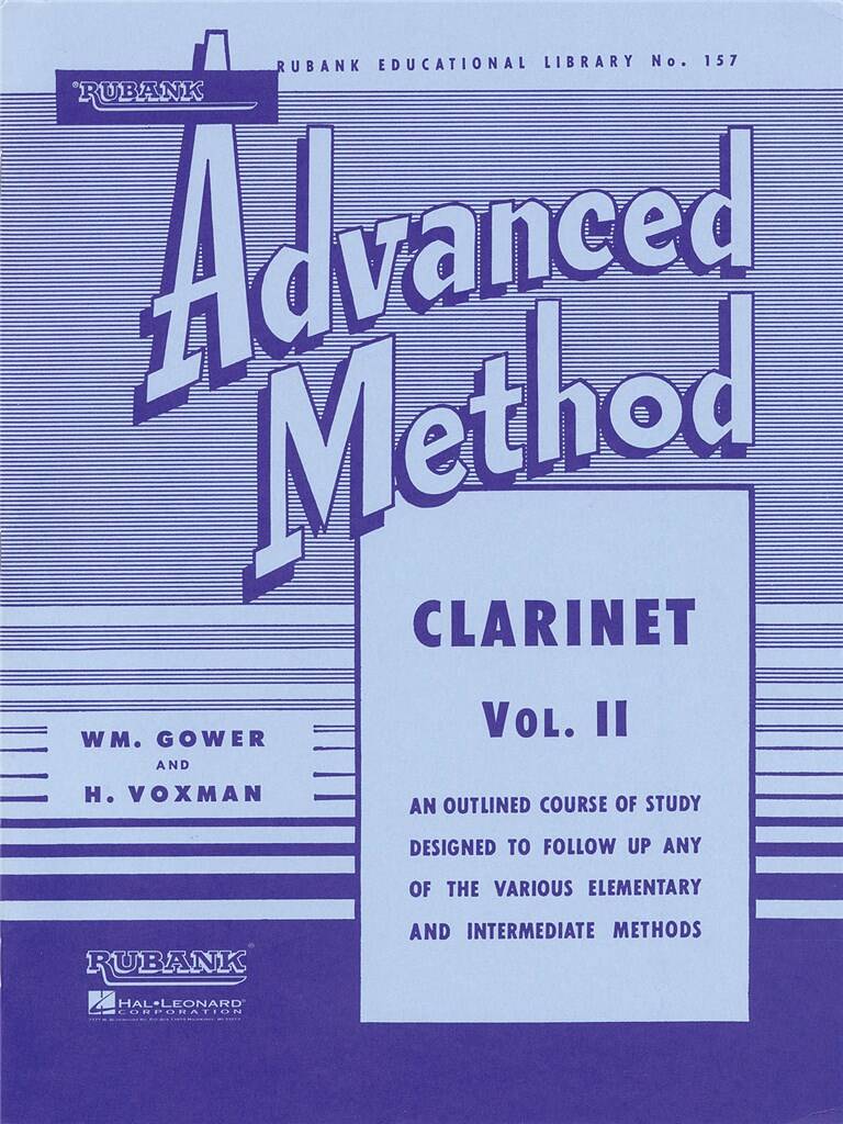 Rubank Advanced Method Book 2 for Clarinet