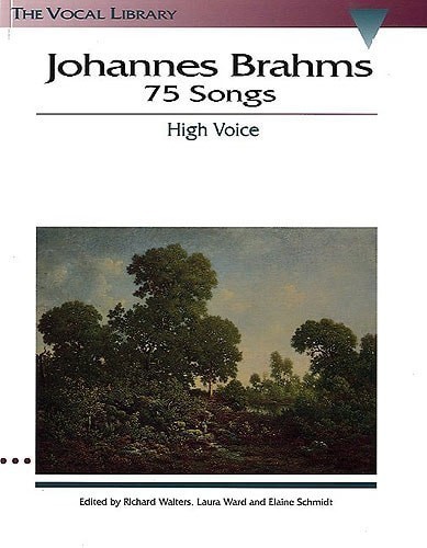 Brahms: 75 Songs for High Voice by published by Hal Leonard