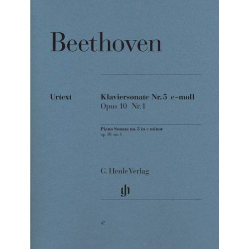 Beethoven: Sonata in C Minor Opus 10 No 1 for Piano published by Henle Urtext