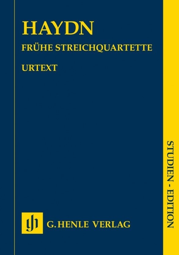 Haydn: String Quartets Volume 1 - Early String Quartets (Study Score) published by Henle