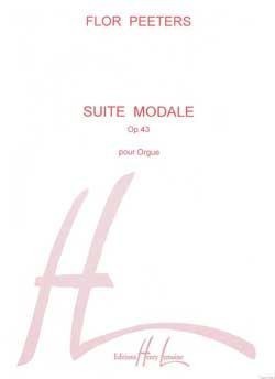 Peeters: Suite Modale Opus 43 for Organ published by Lemoine