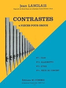 Langlais: Contrastes for Organ published by Combre