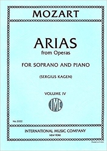 Mozart: 40 Arias Volume 4 published by IMC