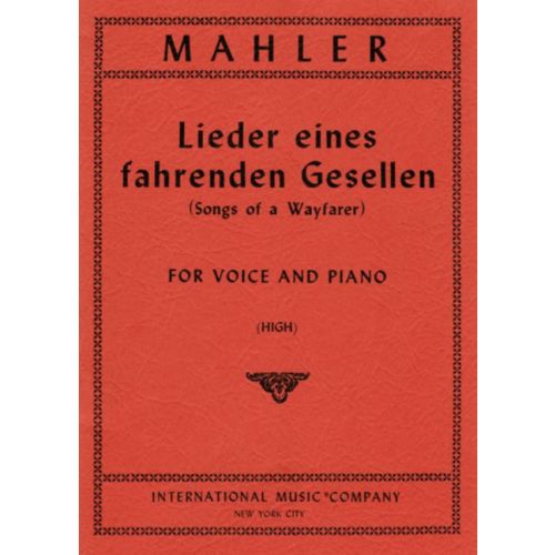 Mahler: Lieder eines fahrenden Gesellen for high voice published by IMC