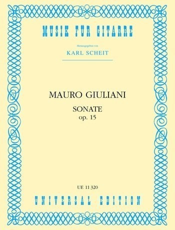 Giuliani: Sonata for Guitar published by Universal