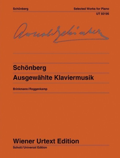 Schoenberg: Selected Works for Piano published by Wiener Urtext