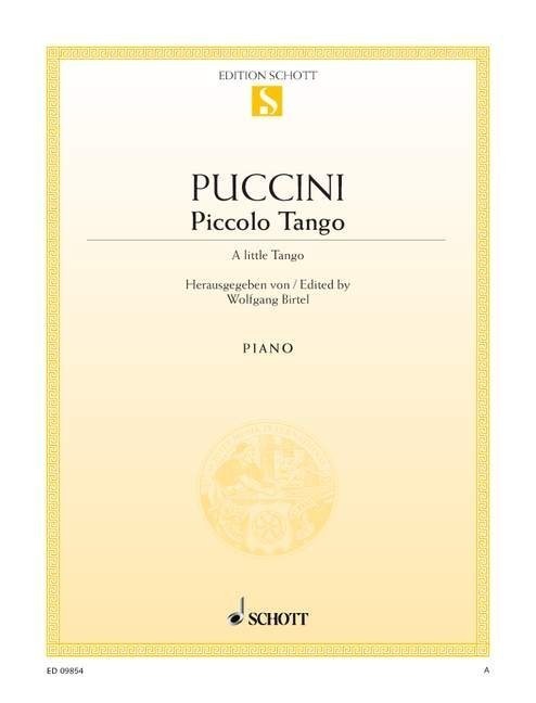 Puccini: A little Tango for Piano published by Schott