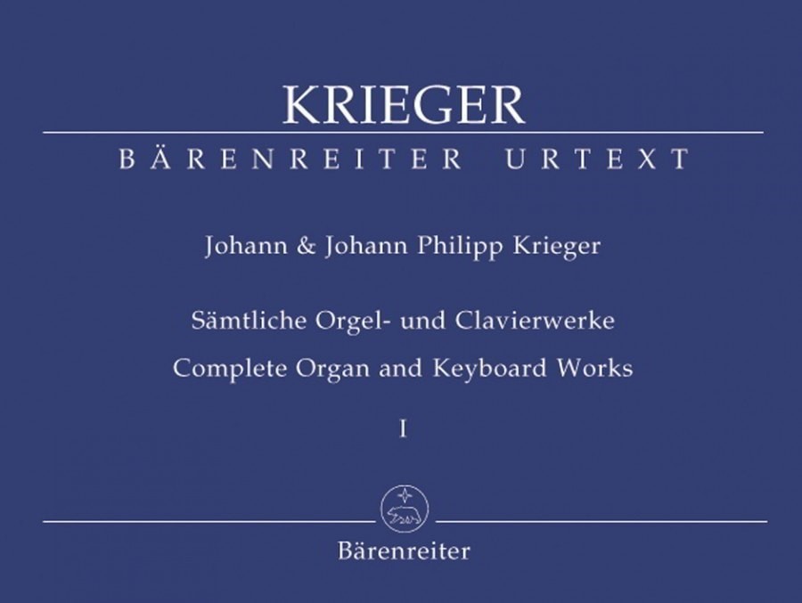 Krieger: Complete Organ & Keyboard Works I published by Barenreiter