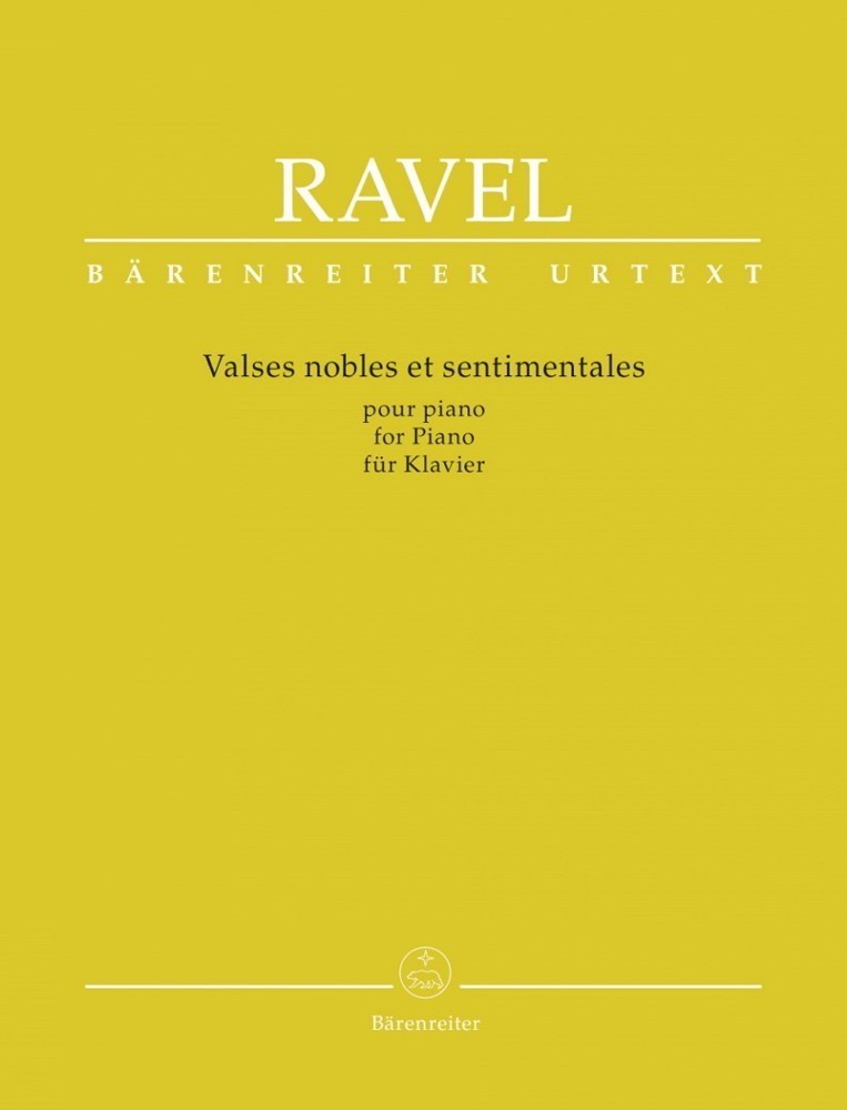 Ravel: Valses nobles et sentimentales for Piano published by Barenreiter