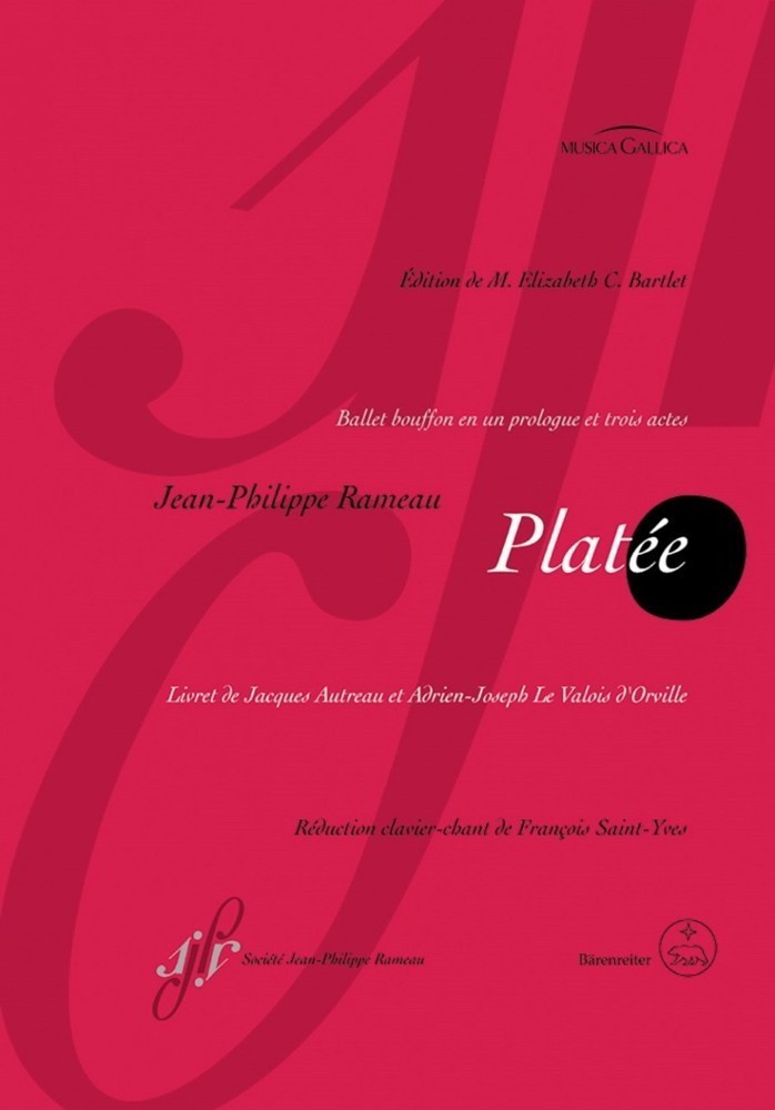 Rameau: Platee published by Barenreiter Urtext - Vocal Score