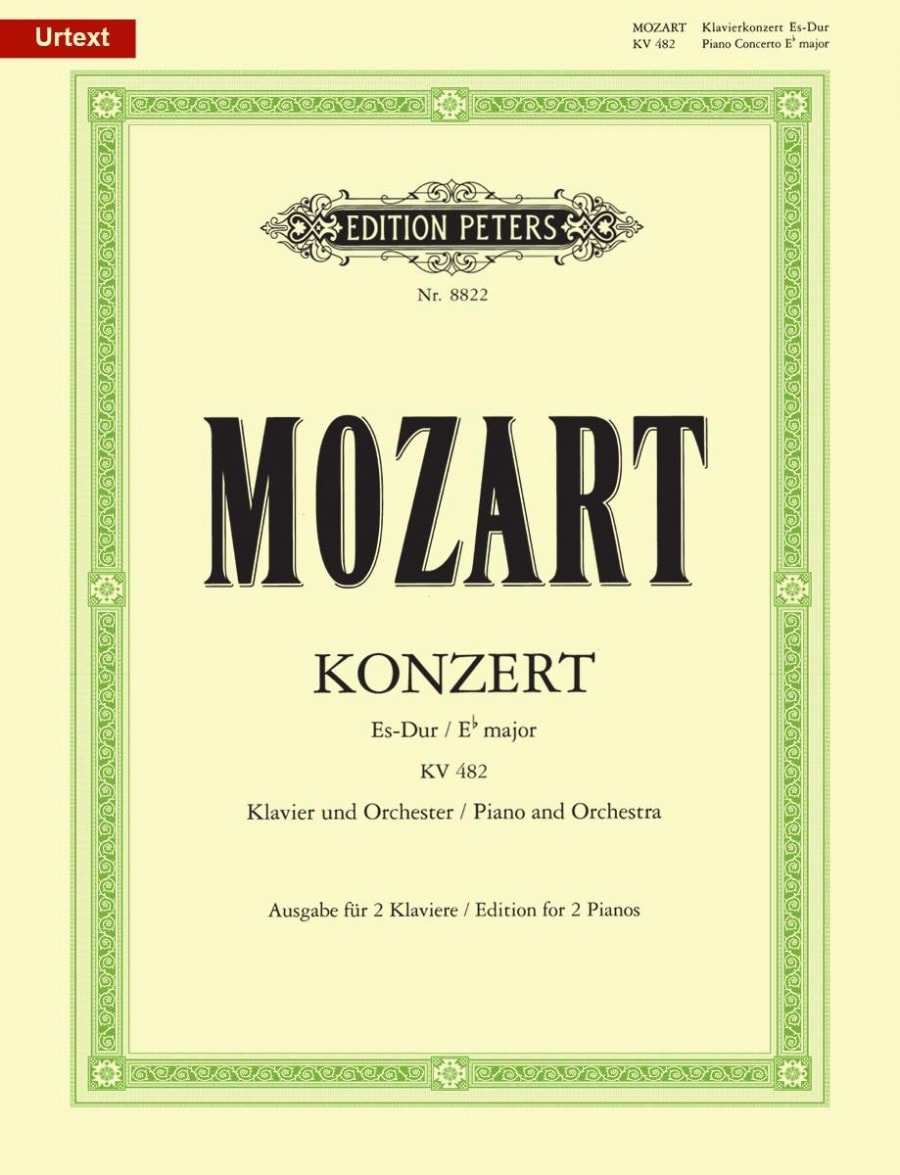 Forwoods ScoreStore | Mozart: Piano Concerto No.22 in E flat K482 ...
