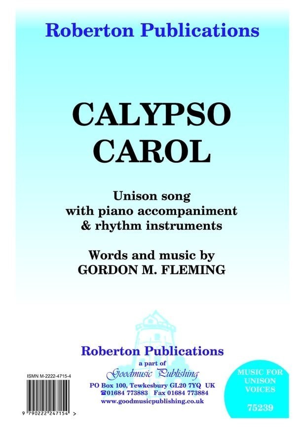 Fleming: Calypso Carol 2-part published by Roberton