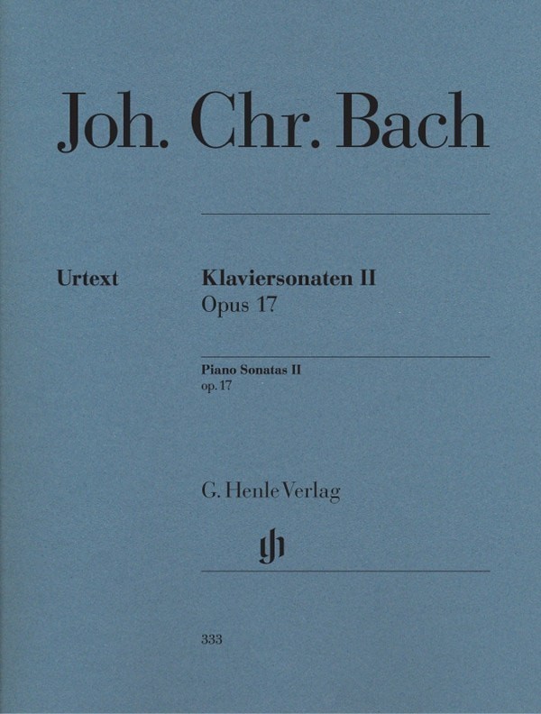 J C Bach: Piano Sonatas Volume 2 published by Henle