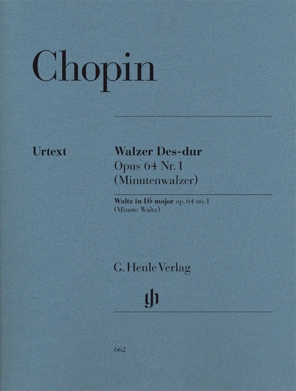 Chopin: Waltz in Db major Op64 No 1 (Minute) for Piano published by Henle