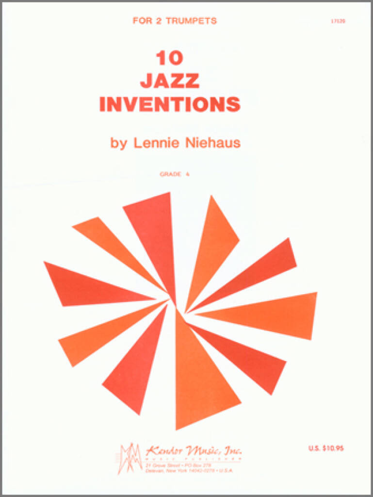 Niehaus: 10 Jazz Inventions for 2 Trumpets published by Kendor