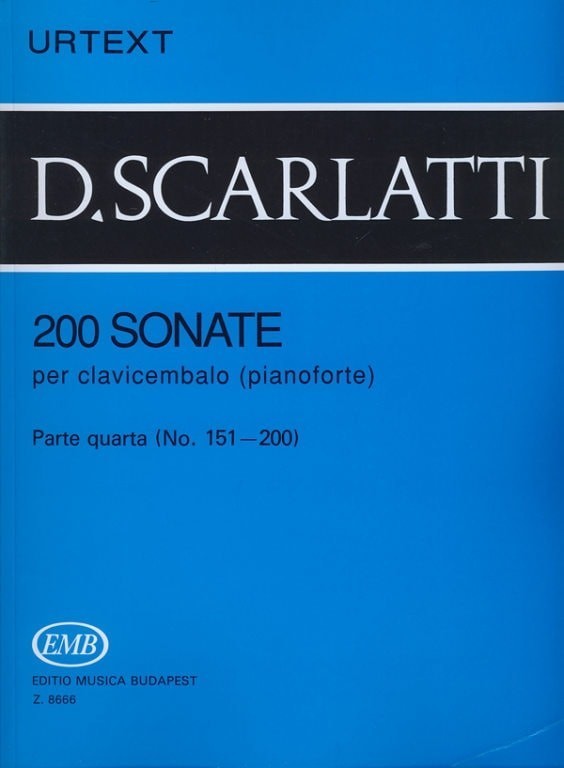 Scarlatti: 200 Piano Sonatas Volume 4 published by EMB