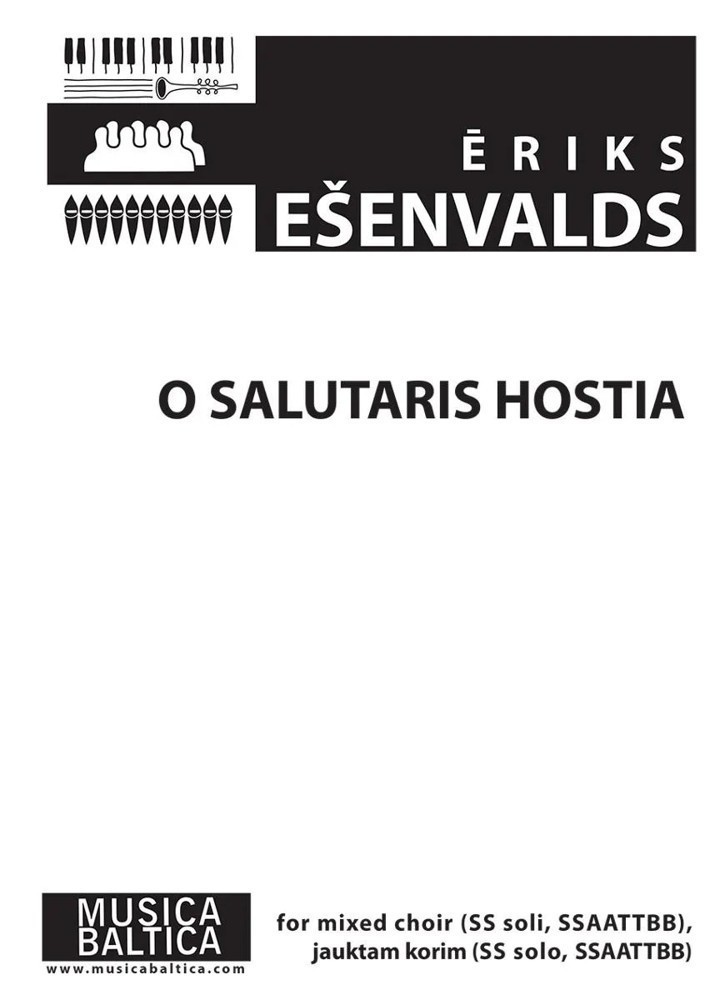 Esenvalds: O Salutaris Hostia published by Musica Baltica