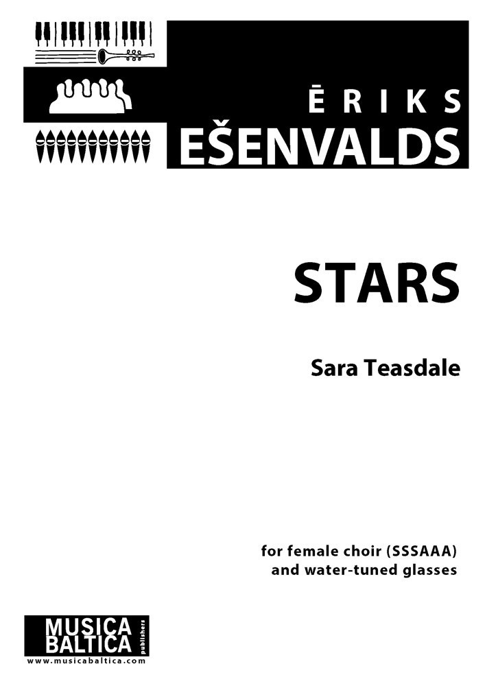 Esenvalds: Stars SSSAAA published by Musica Baltica