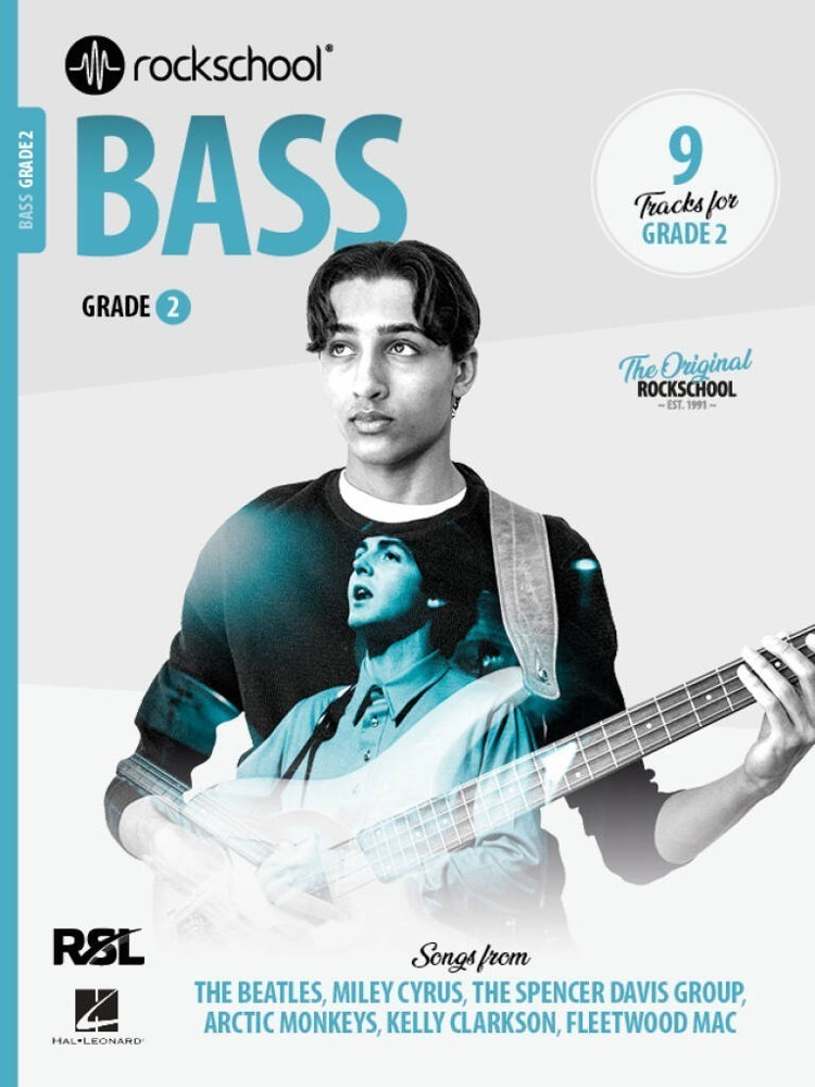 Rockschool: Bass Grade 2 from 2024 (Book/Audio)