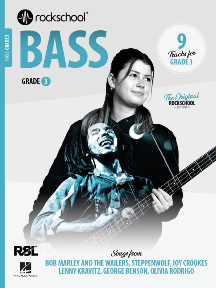 Rockschool: Bass Grade 3 from 2024 (Book/Audio)