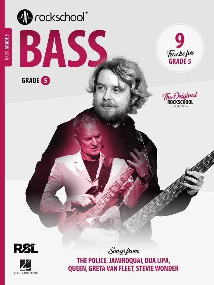 Rockschool: Bass Grade 5 from 2024 (Book/Audio)