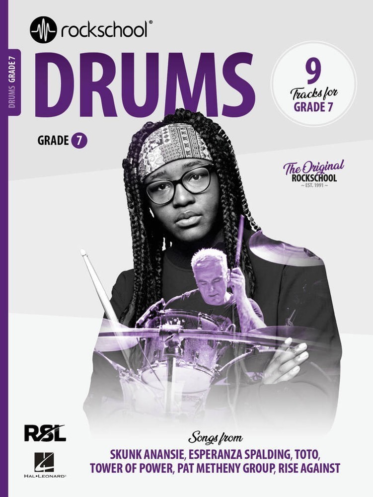 Rockschool: Drums Grade 7 from 2024 (Book/Audio)